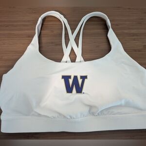 NWOT Lululemon Collegiate Energy Sports Bra 8 University Of Washington UW